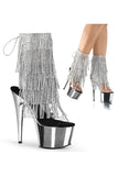 Lace-Up Fringe Ankle Boot