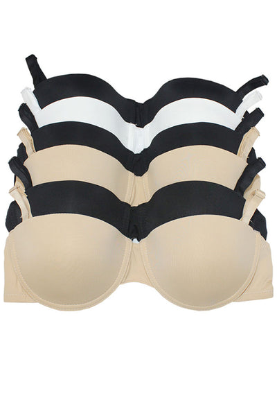 A-Cup Demi Bra with Underwire