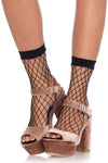 Diamond Net Ankle Socks
