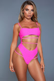 Swimsuit with cutout front