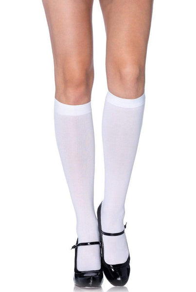Opaque Knee High Socks