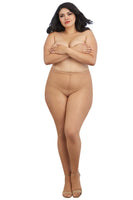 Fishnet Pantyhose with Back Seam