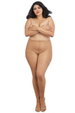 Fishnet Pantyhose with Back Seam