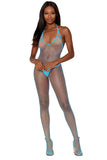 Diamond Net Crotchless Bodystocking