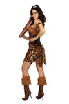 Six Piece Clubbin Cutie Costume Set, Prehistoric Princess