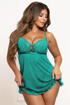 Lace & Mesh Babydoll Set