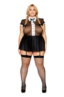 Gothic schoolgirl-themed costume set