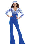 Sailorette Costume Set, Retro-Inspired Sailor Jumpsuit