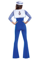 Sailorette Costume Set, Retro-Inspired Sailor Jumpsuit