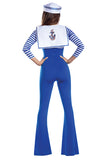 Sailorette Costume Set, Retro-Inspired Sailor Jumpsuit