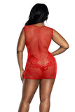 Lace and Net Pattern Seamless Dress