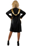 Women's Boxing Beauty Costume, Coated Denier Bikini Top & Matching Shorts with Lamé Trim, Glitter Waistband and Satin Robe, Halloween Sports Costume