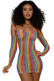 Rainbow Mini with Arm Warmers