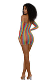 Rainbow Mini with Arm Warmers