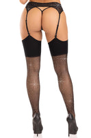 Harmony Wide Top Rhinestone Stockings