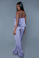 Madison Satin Pants PJ Set