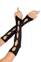 Sweetheart Striped Arm Warmers – Flirty & Coquette-Inspired Accessory