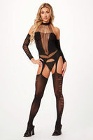 Halter Body Stocking Jumpsuit