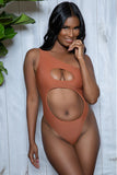 Chic Asymmetric Scarlett One Piece Swimsuit