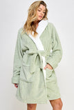 Bailey Jacquard Hooded Robe