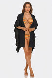 Elvira One-Piece Swimsuit, Mesh Cutout Bathing Suit with Fishnet Paneling, Deep V Design & Front Strap Detail, Stylish Swimwear
