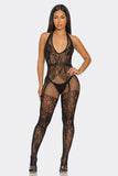 Only For You Lace & Fishnet Bodystocking