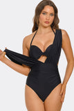 Sweetheart One-Piece Swimsuit, Underwire Bathing Suit with Molded Cups, Adjustable Straps, Standard Leg Cut & Full Bum Coverage