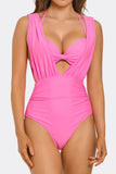 Sweetheart One-Piece Swimsuit, Underwire Bathing Suit with Molded Cups, Adjustable Straps, Standard Leg Cut & Full Bum Coverage