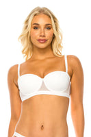 Mesh band Wired Demi Bra