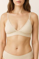 Wireless Comfort with Adjustable Straps Cotton Bralette