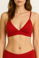 Wireless Comfort with Adjustable Straps Cotton Bralette