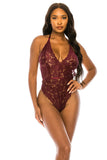 Halter-Neck Teddy bodysuit