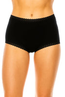 Lace Trim Ultra-Soft and Comfortable Rayon Blend Brief