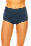 Lace Trim Ultra-Soft and Comfortable Rayon Blend Brief