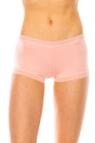 Plus Lace Trim Soft Boyshort