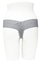 Lace Thong with Wide Lace Elastic Band