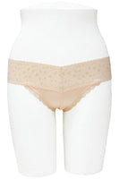 Lace Thong with Wide Lace Elastic Band