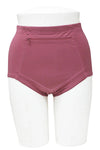 Cotton Stretch Solid Brief with Front Zipper Pocket