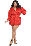 Satin Robe & Chemise Set