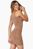 Seamless Shapewear Slip Dress, Strapless Tummy Control Body Shaper with 360° Waist Sculpting, Adjustable Removable Straps & Invisible Under Dresses