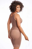 Mid Leg Body Shaper With Bra