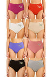 Soft Cotton & Comfortable Fit Flower Embroidery Mama Panty