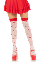 Magic Mushroom Thigh Highs