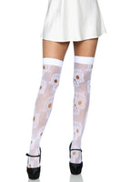 Sugar Skull Net Thigh Highs