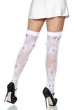 Sugar Skull Net Thigh Highs