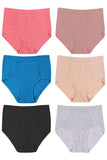Plus Size Solid Full Brief
