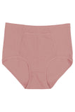 Plus Size Solid Full Brief