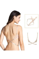 Low Back Bra Strap Converter  – Adjustable Extension for Low-Back Dresses & Tops