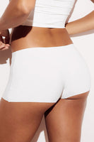 Raw-Edge Microfiber Boyshorts