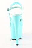 Open-Toe Platform Ankle Strap Sandals – 7" Heel